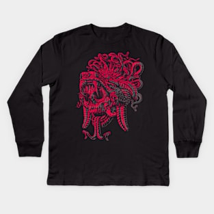 Serpent Warrior Kids Long Sleeve T-Shirt